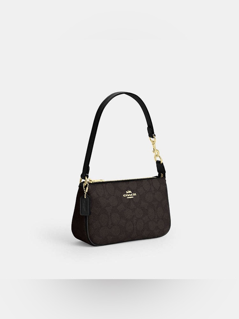 *COACH* Signature Canvas Plaza 18 Bag - Picture 3 of 12